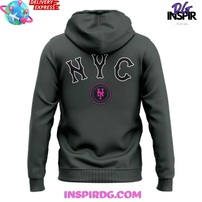 New York Mets 2025 City Connect Mlb Therma Black All Over Print Hoodie - Image 3