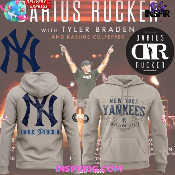 New York Yankees Darius Rucker Collection 2025 All Over Print Hoodie