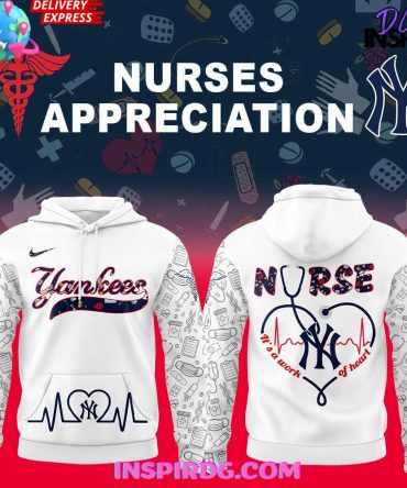 New York Yankees Nurses Appreciation 2025 All Over Print Hoodie