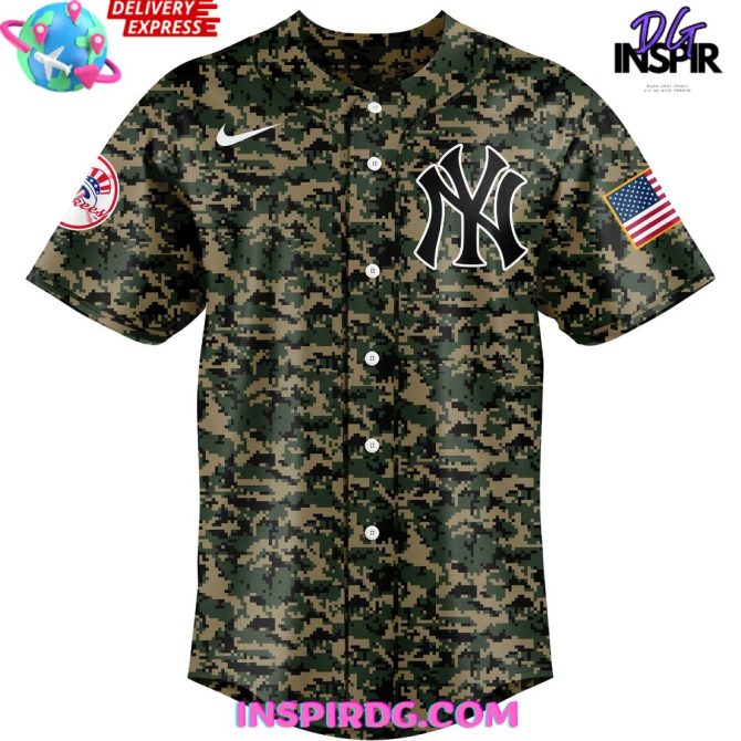New York Yankees Veterans Day 2024 Baseball Jersey - Image 2