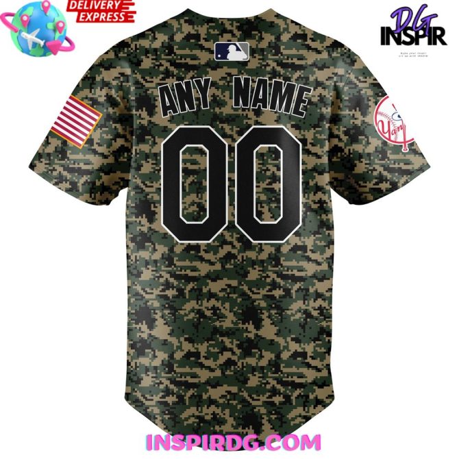 New York Yankees Veterans Day 2024 Baseball Jersey - Image 3