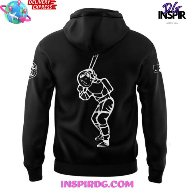 New York Yankees X Bbc Special Black All Over Print Hoodie - Image 3