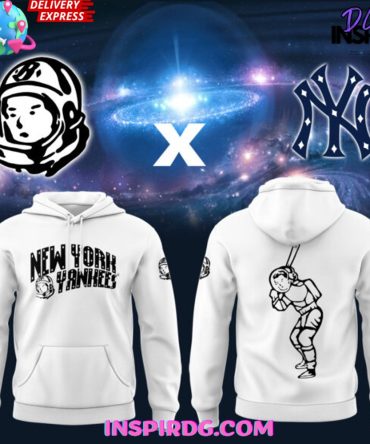 New York Yankees X Bbc Special White All Over Print Hoodie