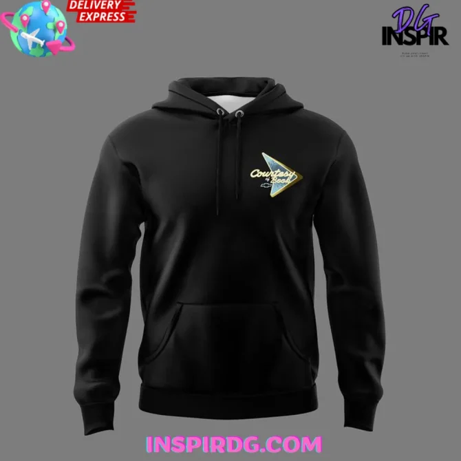 Nike X Devin Booker X Chevrolet Black 2025 All Over Print Hoodie - Image 2
