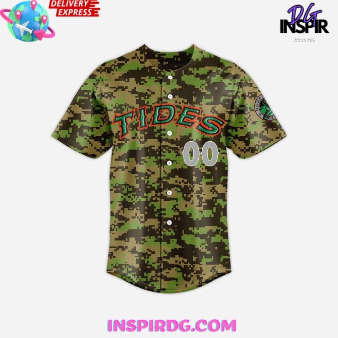 Norfolk Tides Military Appreciation 2025 Camo Jersey - Image 2