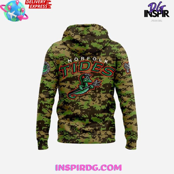 Norfolk Tides Military Appreciation 2025 All Over Print Hoodie - Image 3