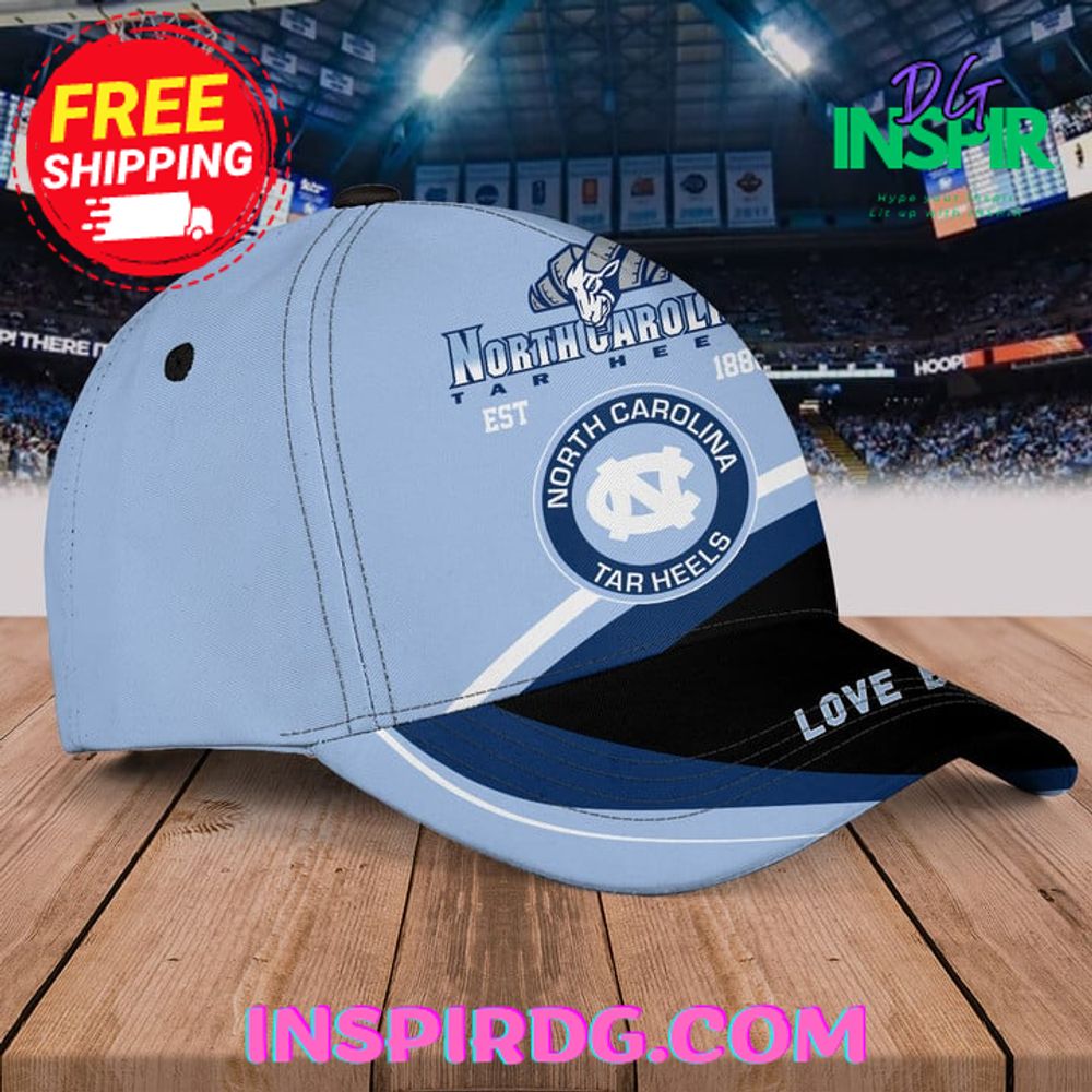 North Carolina Tar Heels Love Basketball Est 1888 Cap - Image 3