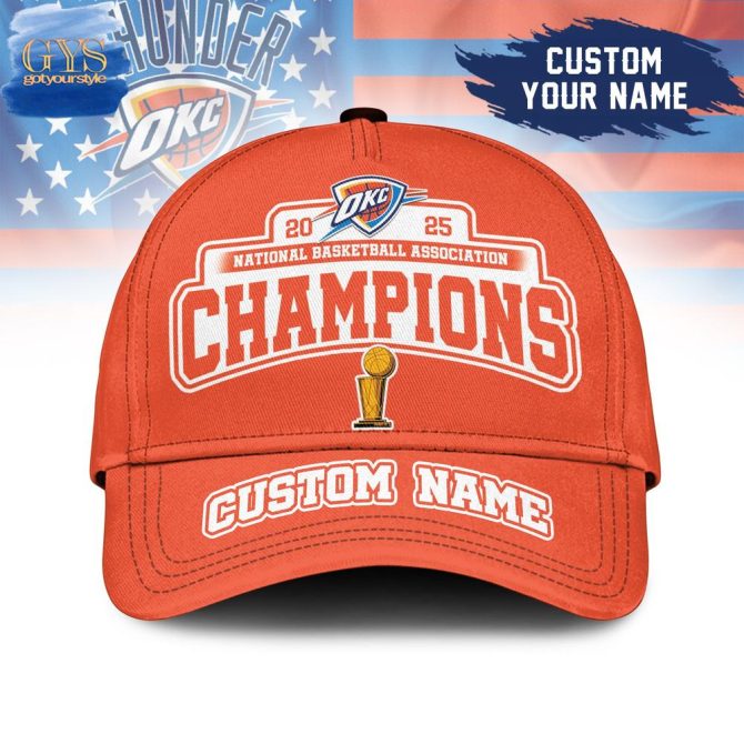 Okc Thunder 2025 Champions Nba Finals Classic Cap - Image 2