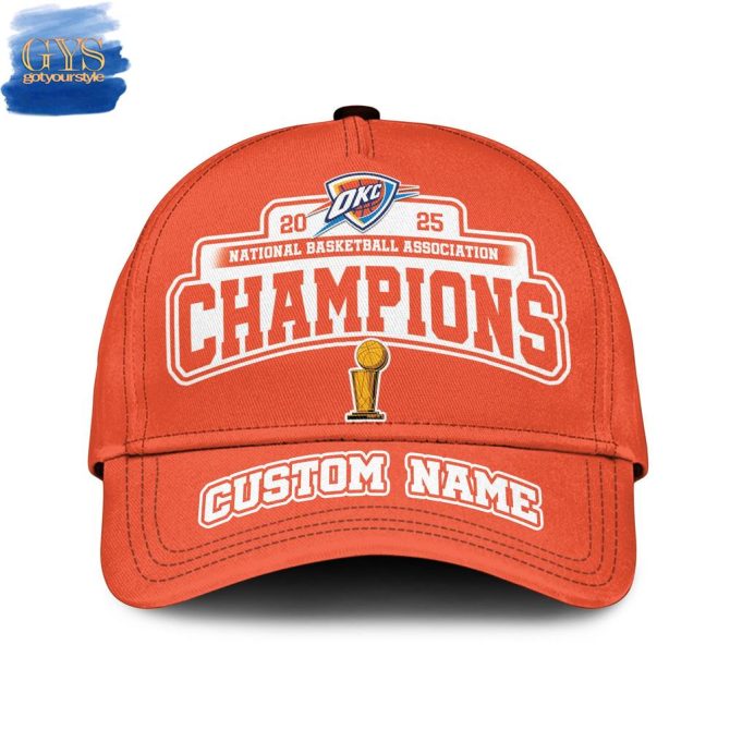 Okc Thunder 2025 Champions Nba Finals Classic Cap - Image 4