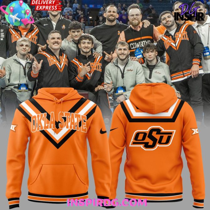 Osu Cowboy Wrestling 2025 Special Orange All Over Print Hoodie