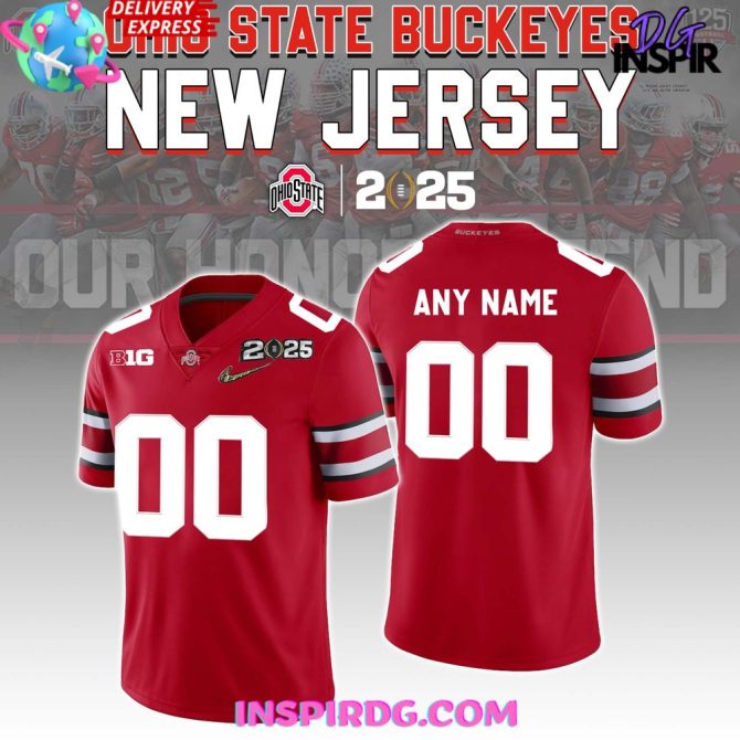 Custom Ohio State Buckeyes 2025 Jersey - Add Your Name & Number