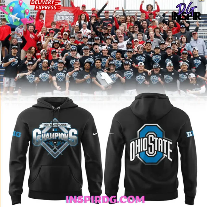 Ohio State Men’S Lacrosse Big Ten Champions All Over Print Hoodie