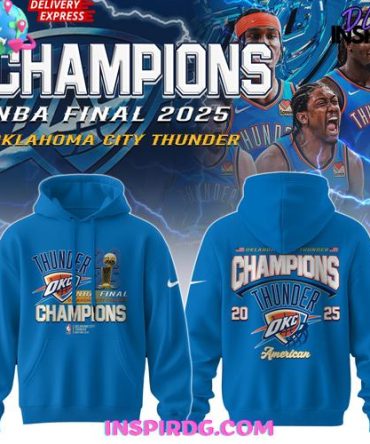 Oklahoma City Thunder 2025 Nba Finals Champions Special All Over Print Hoodie