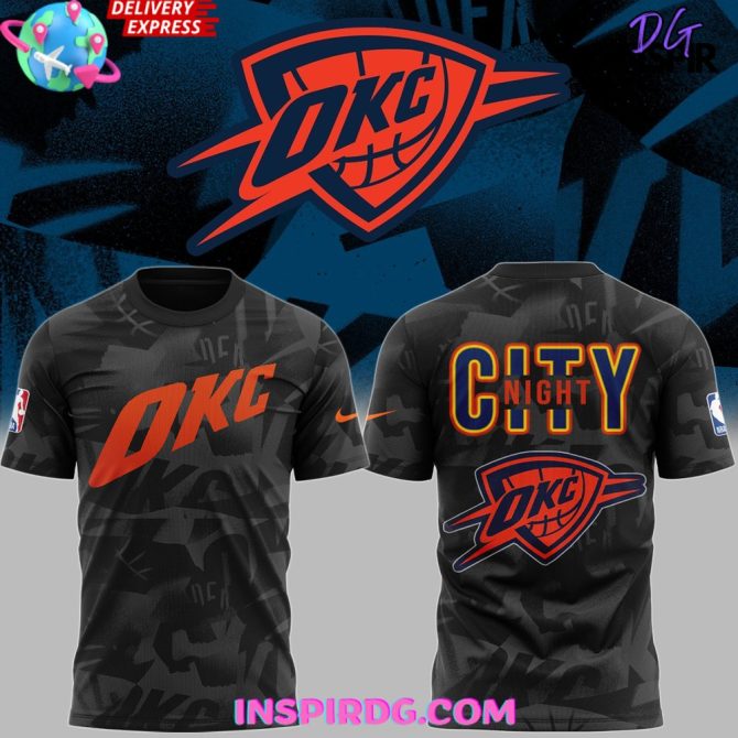 Okc City Edition T-Shirt – Stylish Basketball Fan Gear For Game Nights
