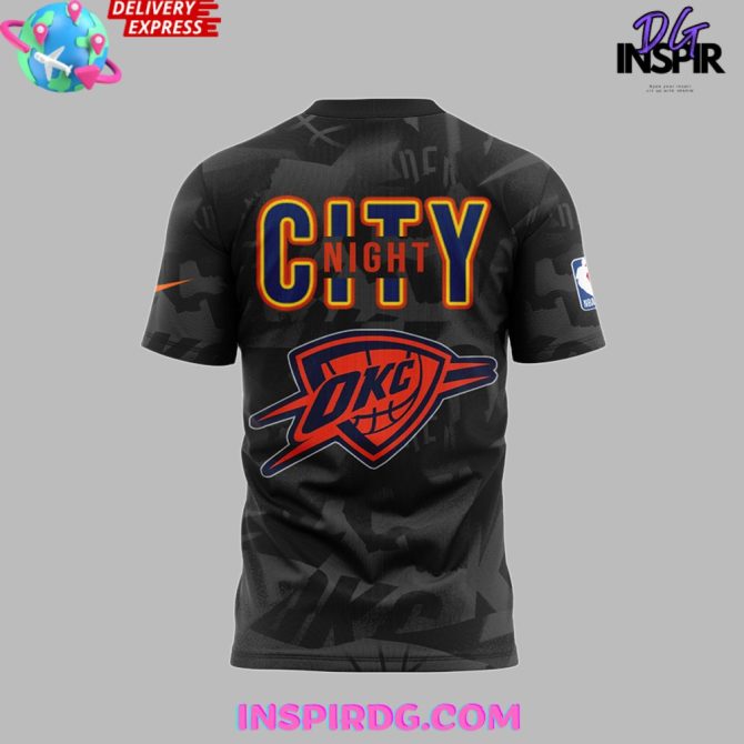 Okc City Edition T-Shirt – Stylish Basketball Fan Gear For Game Nights - Image 3