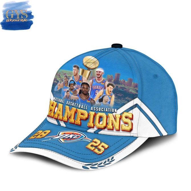 Oklahoma City Thunder Nba Finals Champions Cap - Image 4