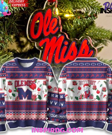 Ole Miss Rebels Hotty Toddy Special Ugly Christmas Sweater