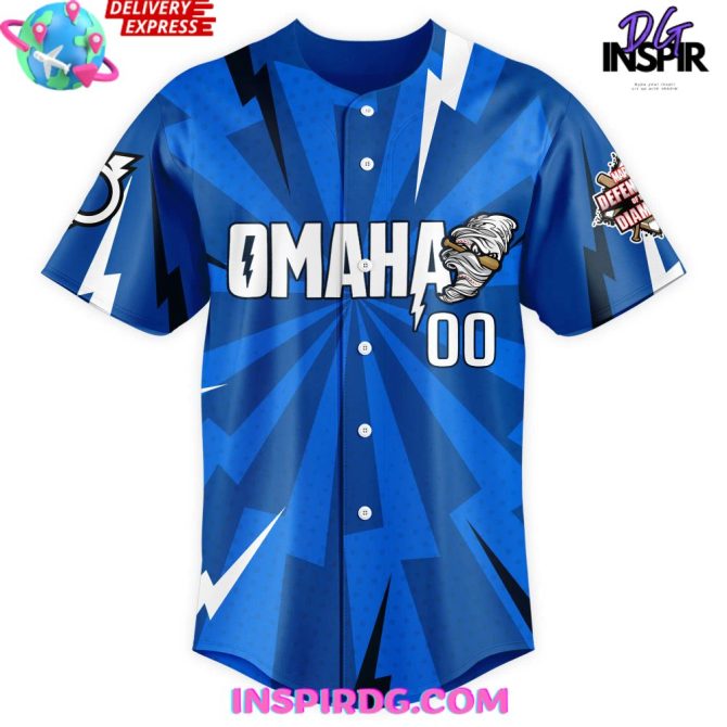 Omaha Storm Chasers Marvel Defenders Of The Diamond Baseball Jersey - Image 2