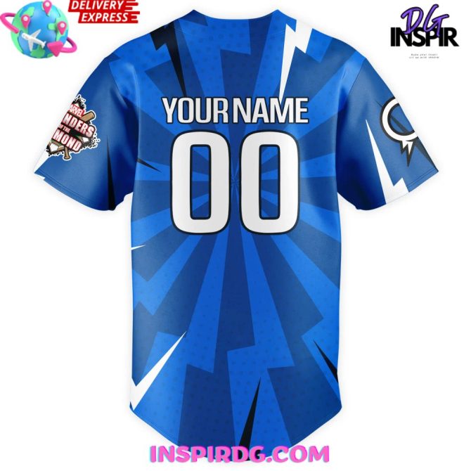 Omaha Storm Chasers Marvel Defenders Of The Diamond Baseball Jersey - Image 3