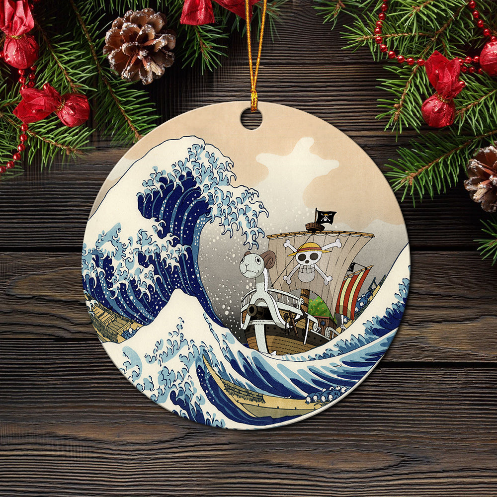 One Peace Anime The Great Wave Japan Pokemon Ceramic Ornament Perfect Gift For Holiday - Image 2