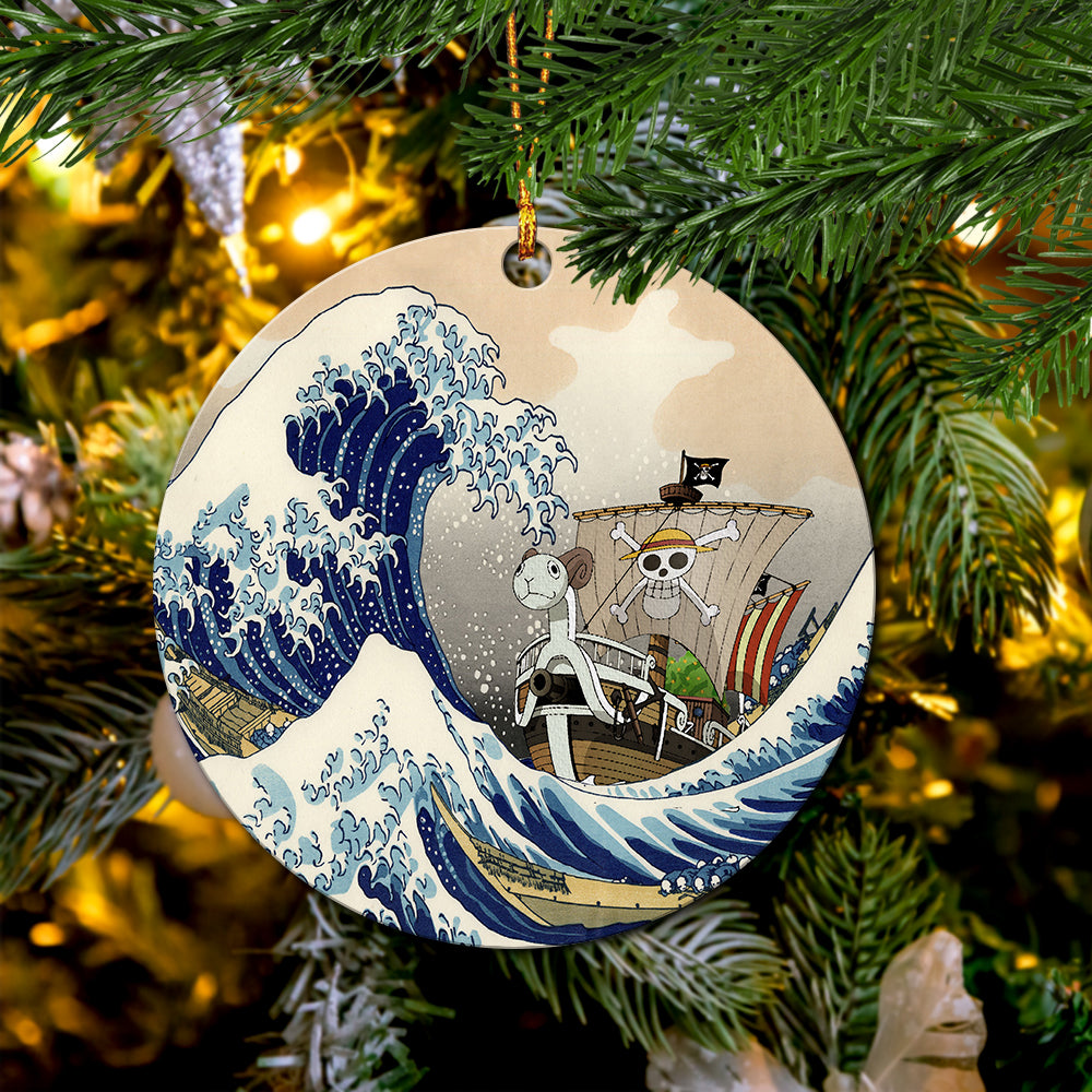 One Peace Anime The Great Wave Japan Pokemon Ceramic Ornament Perfect Gift For Holiday