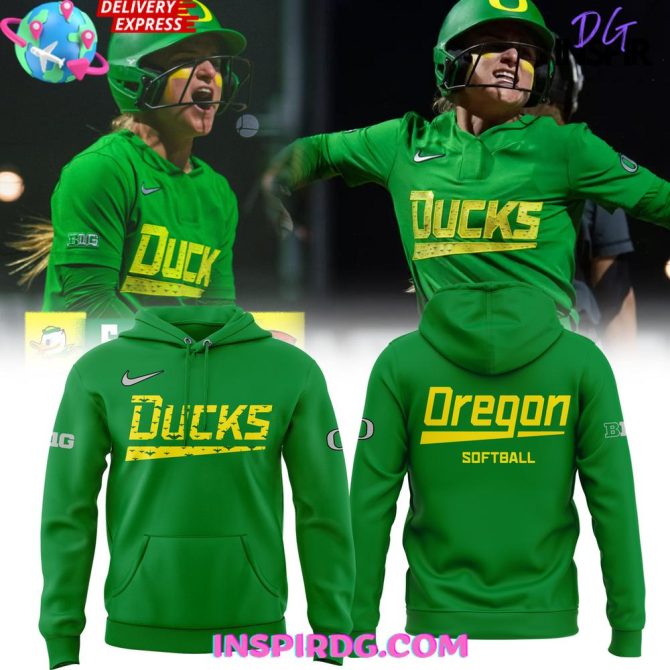 Oregon Ducks Softball Go Ducks Special Edition All Over Print Hoodie