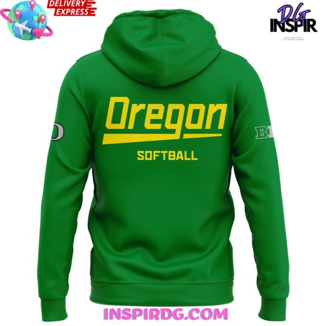 Oregon Ducks Softball Go Ducks Special Edition All Over Print Hoodie - Image 3