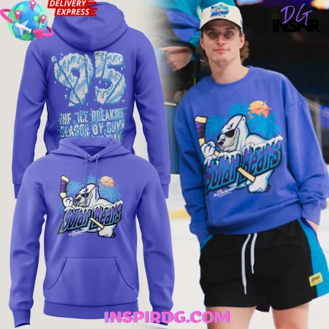 Orlando Solar Bears Back To 95S Special All Over Print Hoodie