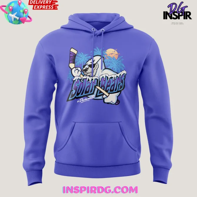 Orlando Solar Bears Back To 95S Special All Over Print Hoodie - Image 2