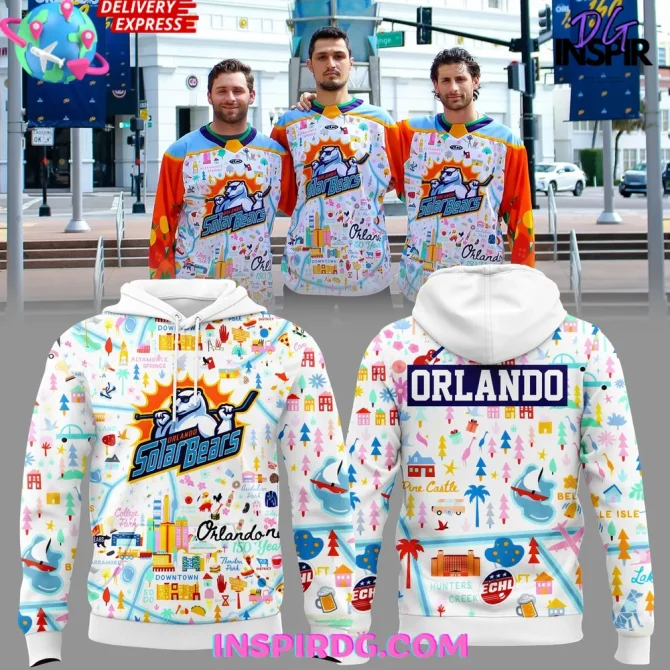 Orlando Solar Bears Happy Early Birthday 2025 All Over Print Hoodie