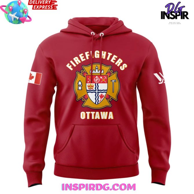 Ottawa Charge Firefighters Women In Uniform Edition All Over Print Hoodie - Image 2