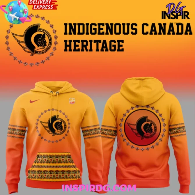 Ottawa Senators X Indigenous Canada Heritage 2025 All Over Print Hoodie