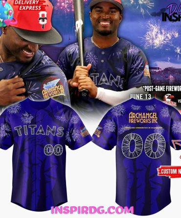 Ottawa Titans Archangel Fireworks Inc Special Baseball Jersey