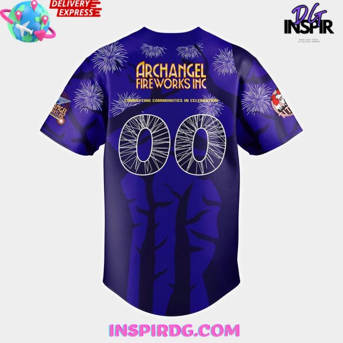 Ottawa Titans Archangel Fireworks Inc Special Baseball Jersey - Image 3