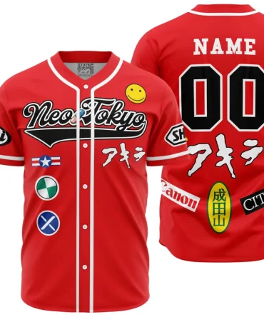 Personalized Neo Tokyo Akira Baseball Jersey