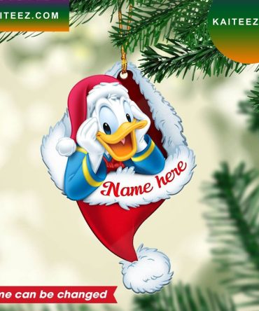 Personalized Donald Duck Custom Christmas Ornament