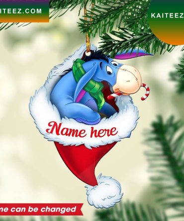 Personalized Eeyore Custom Christmas Ornament