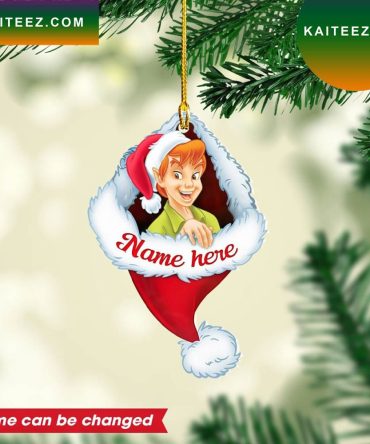 Personalized Peter Pan Custom Christmas Ornament