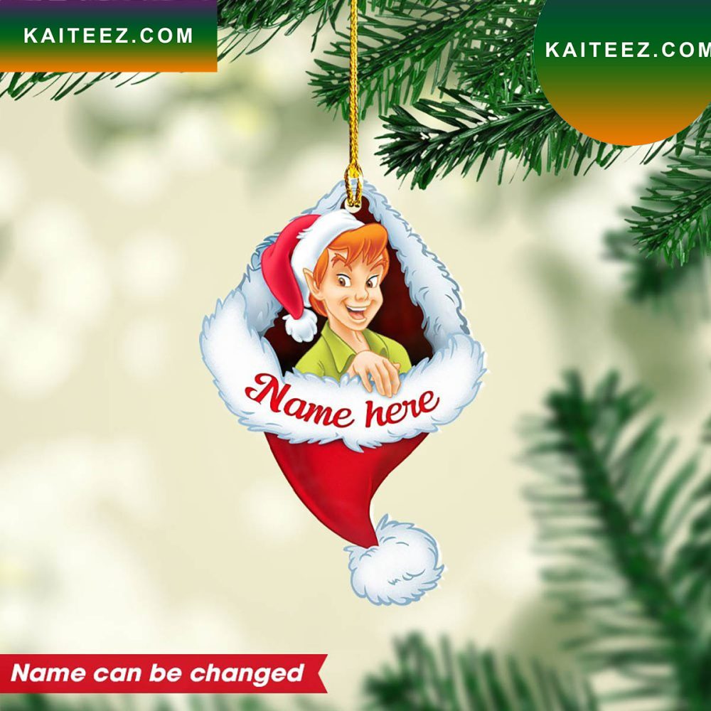 Personalized Peter Pan Custom Christmas Ornament