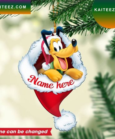 Personalized Pluto Dog Custom Christmas Ornament
