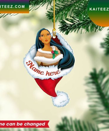 Personalized Pocahontas Custom Christmas Ornament