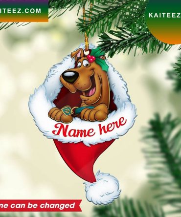 Personalized Scooby Doo Custom Christmas Ornament