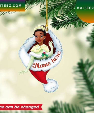 Personalized Tiana Princess Custom Christmas Ornament