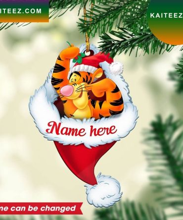Personalized Tigger Custom Christmas Ornament