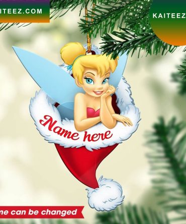 Personalized Tinker Bell Custom Christmas Ornament