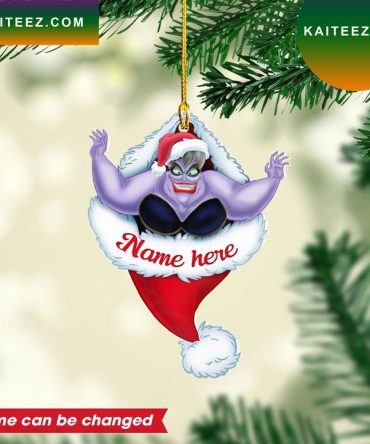 Personalized Ursula Disney Custom Christmas Ornament