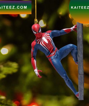 Premium Spiderman Climbing Christmas Ornament