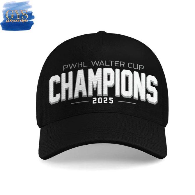 Pwhl Minnesota Frost 2025 Walter Cup Champions Cap - Image 2