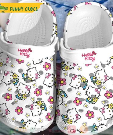 Pattern Hello Kitty Crocs - Discover Comfort And Style Clog Shoes Unisex Clogs Garden Shoes