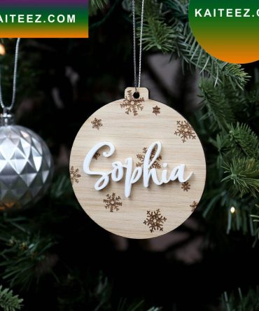 Personalised Bauble Christmas Tree Decoration Christmas Ornament